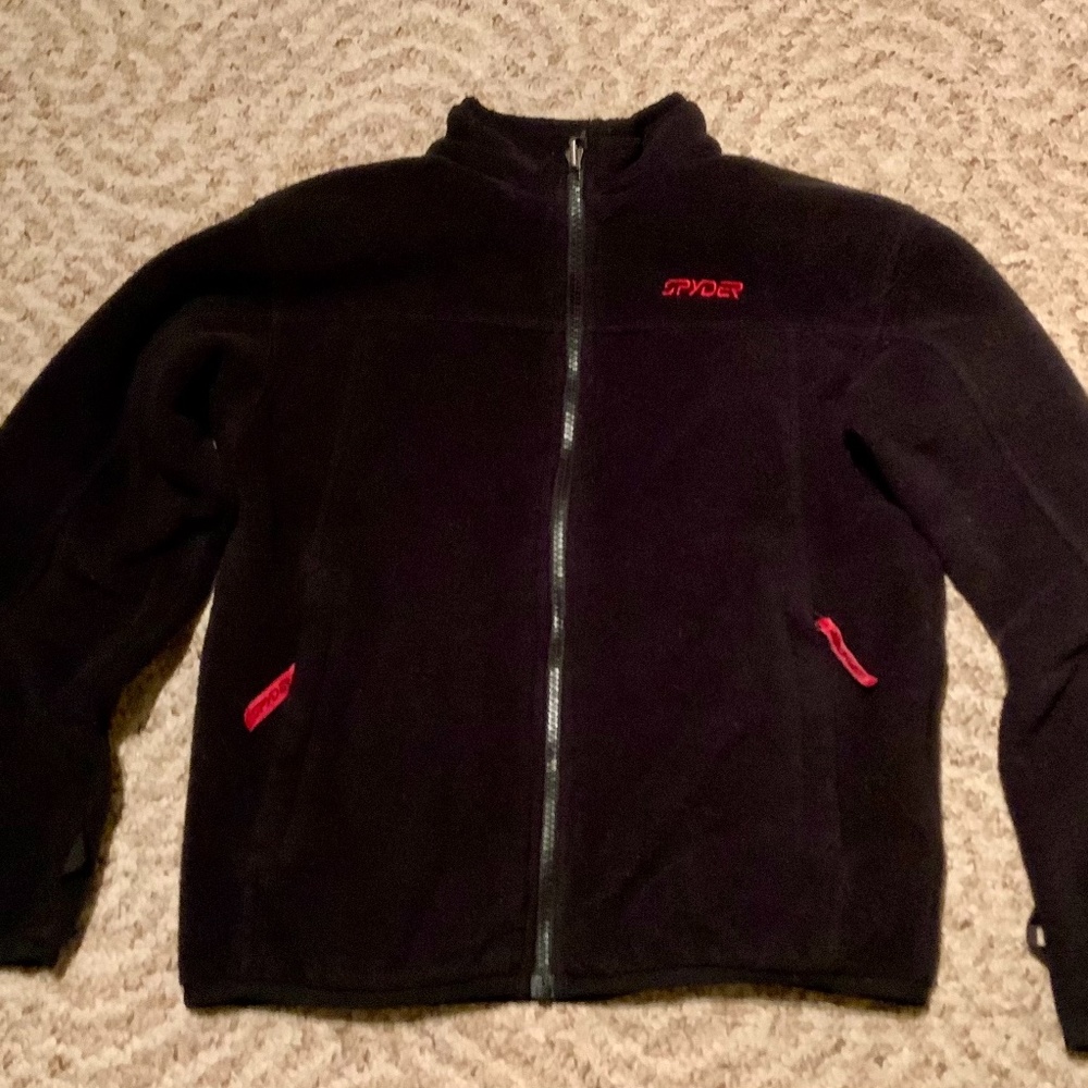 Spyder Fleece Full Zip Teen youth size 12 - Picture 1 of 3
